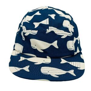 Chuck Originals 5 Panel Hat Cap Whales AOP Allover One Size Adjustable
